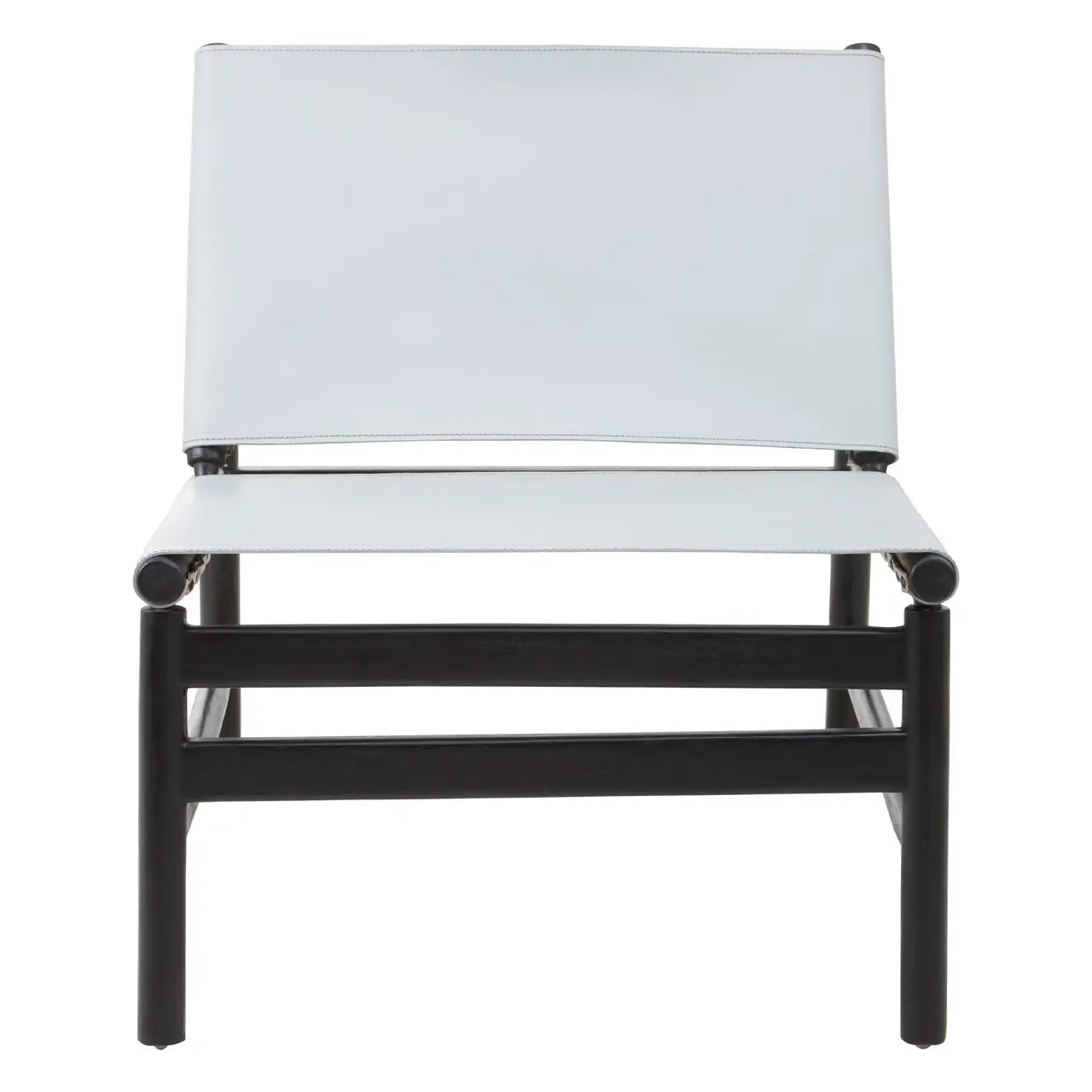 Kendari Grey Plain Cow Leather Chair