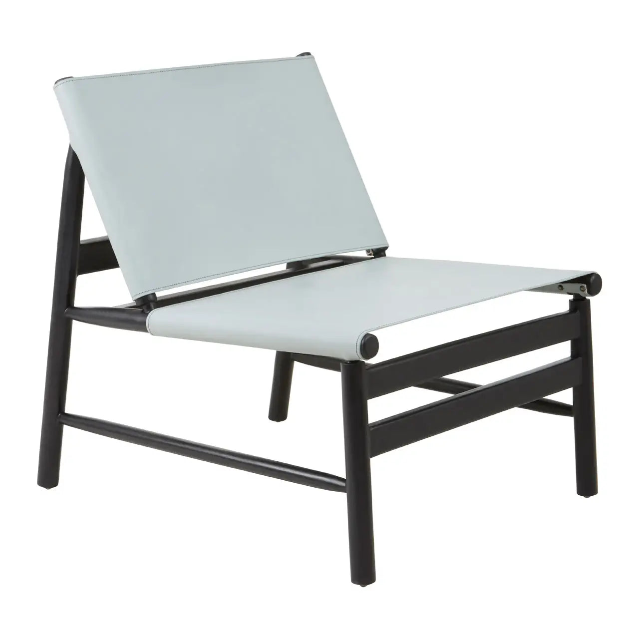 Kendari Grey Plain Cow Leather Chair