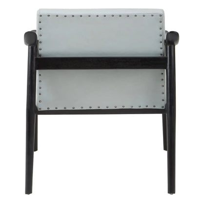 Kendari Grey leather Chair