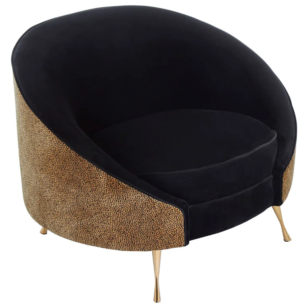 Manhattan Leopard Print Armchair