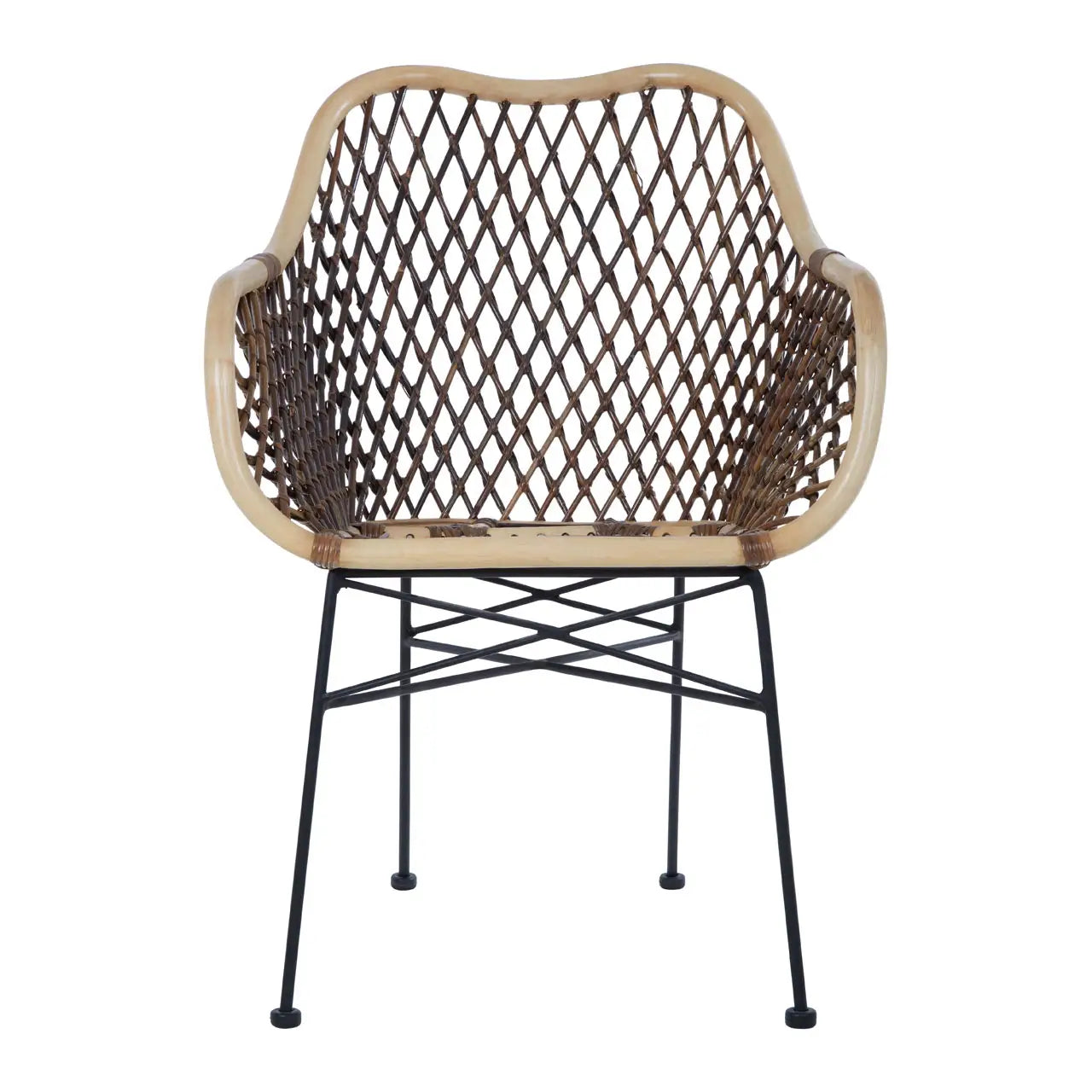 Manado Natural Croco Rattan Armchair