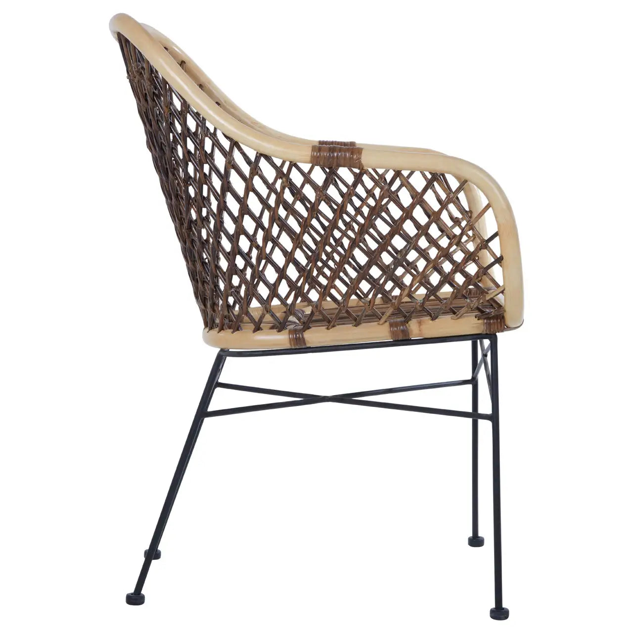 Manado Natural Croco Rattan Armchair
