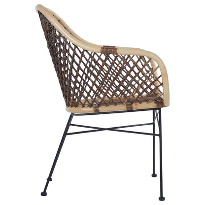Manado Natural Croco Rattan Armchair