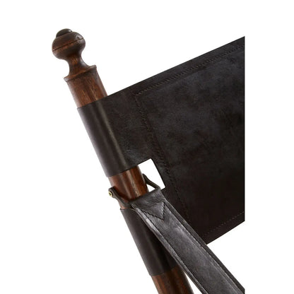 Inca Teak And Black Folding Chair