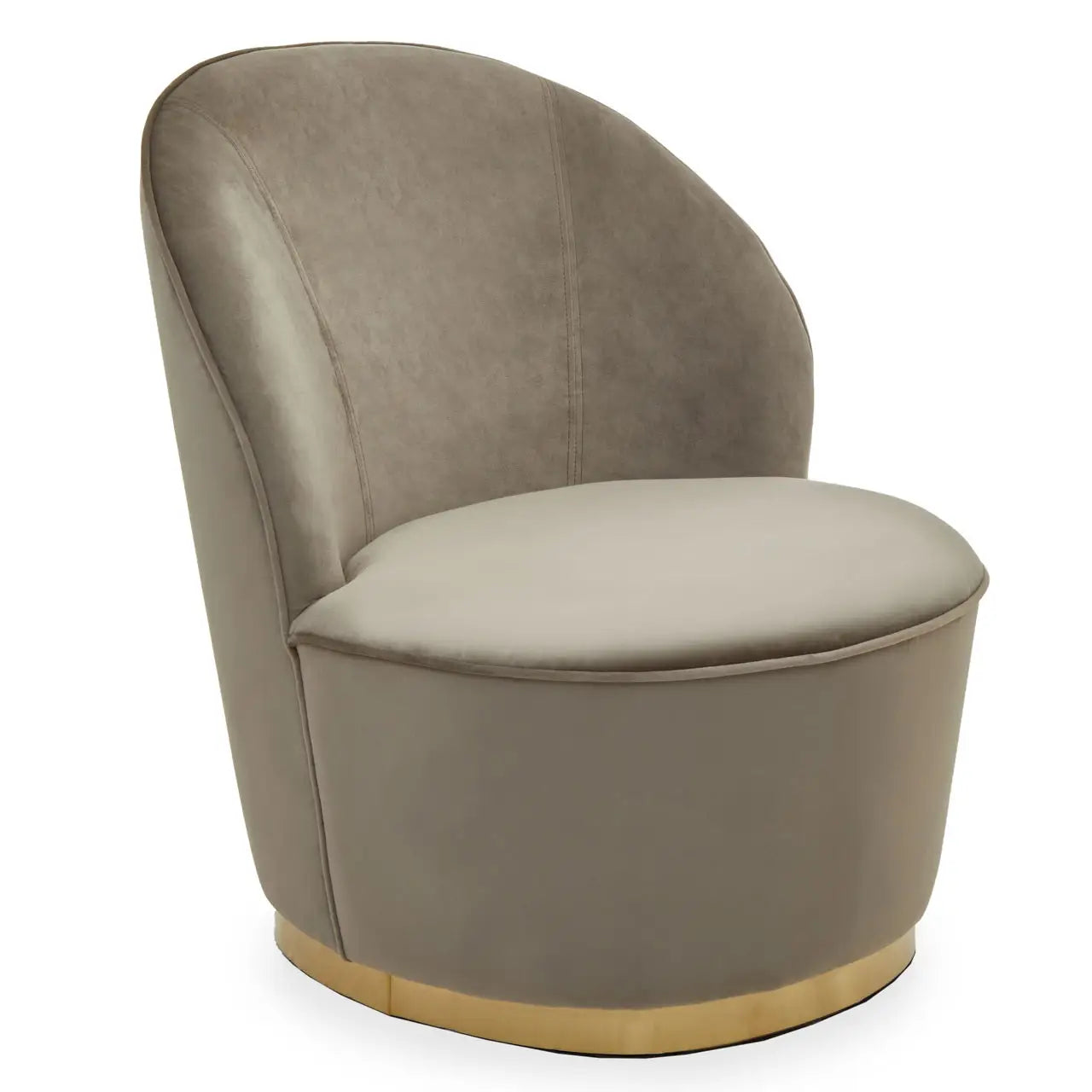 Tamra Velvet Gold Base Chair