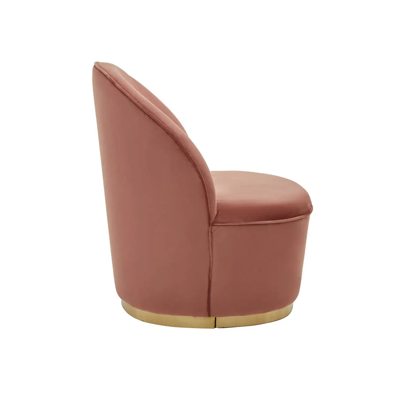 Tamra Velvet Gold Base Chair