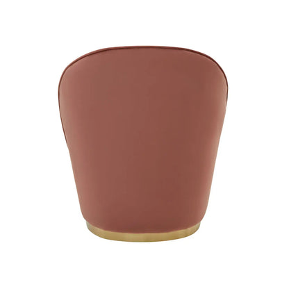 Tamra Velvet Gold Base Chair