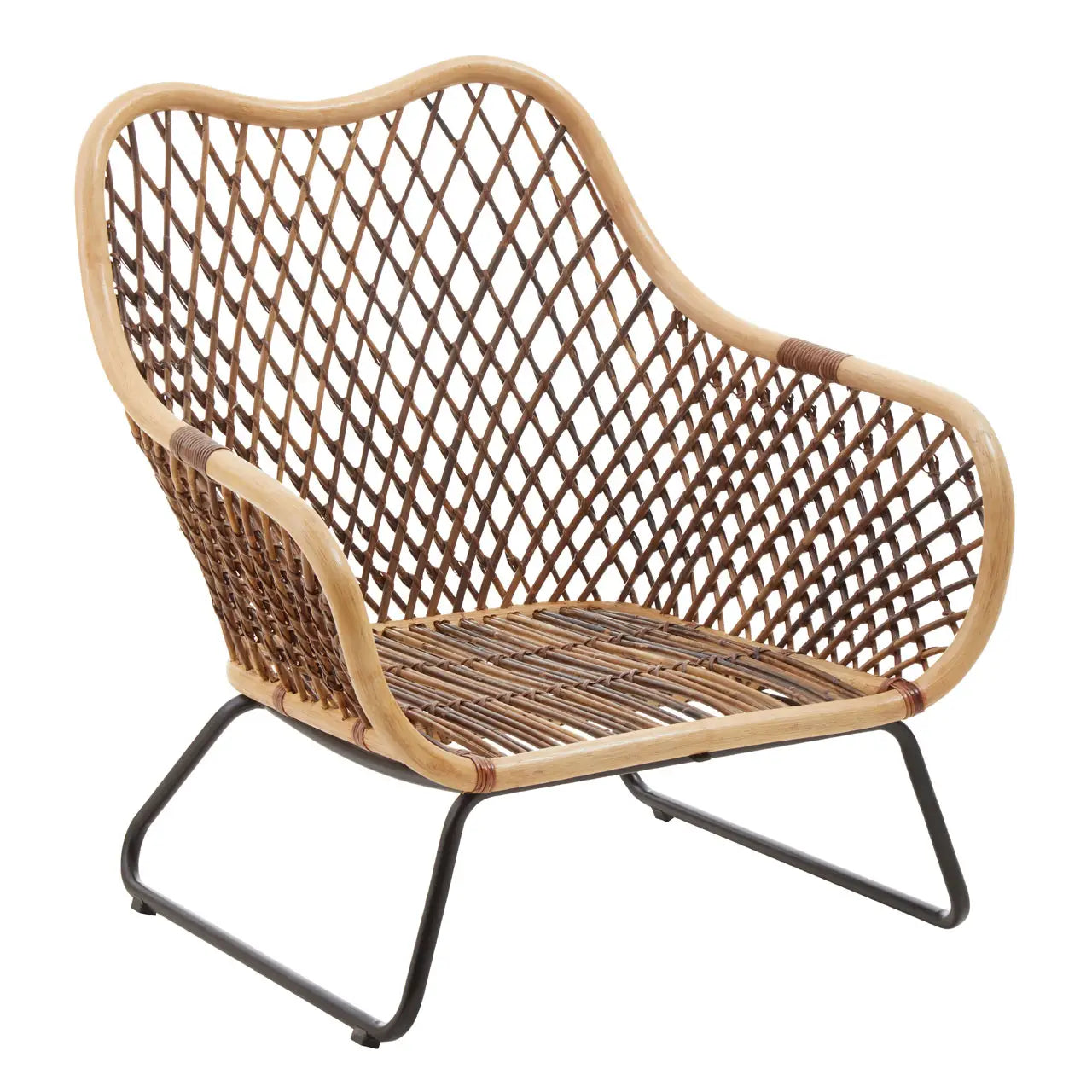 Manado Black Iron Frame Chair