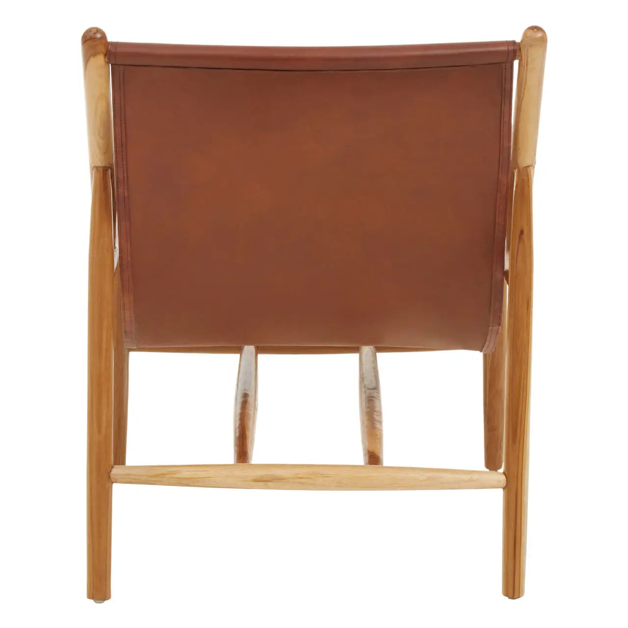 Kendari Antique Dark Brown Leather Chair