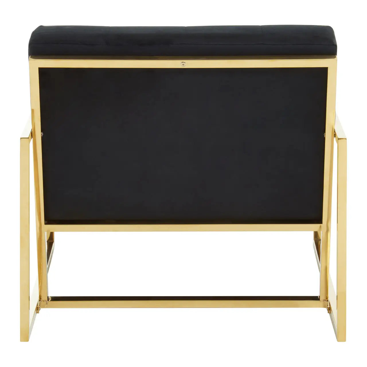 Azalea Black Velvet Lounge Chair