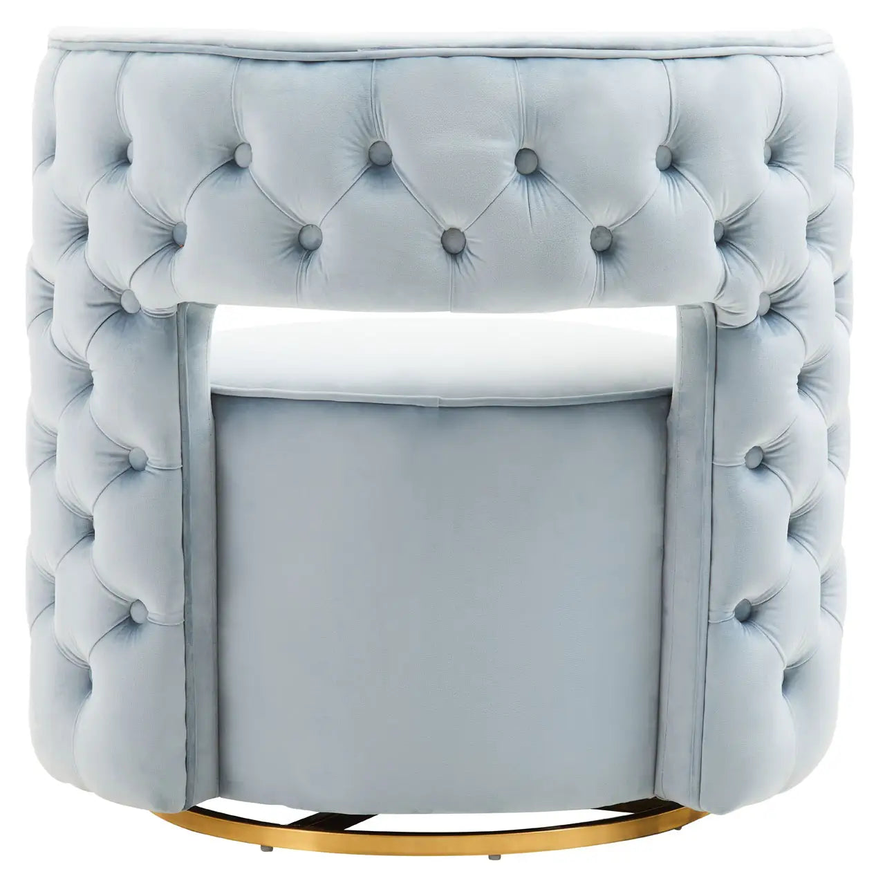 Yasmeen Velvet Swivel Chair