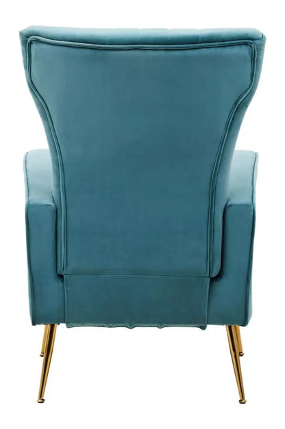 Zamora Mink Velvet Accent Chair