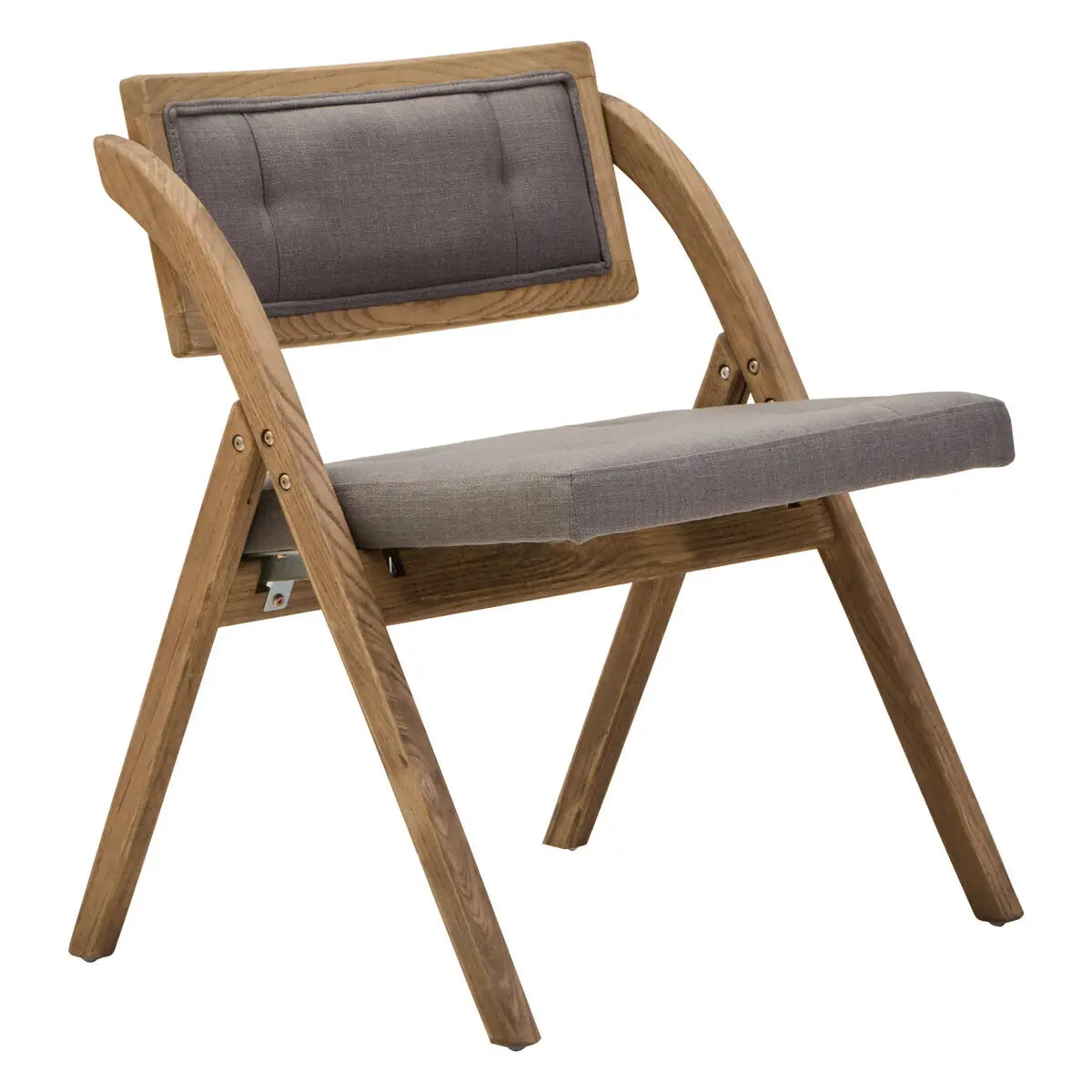 Cebu Grey and Elm Wood Folding Chair