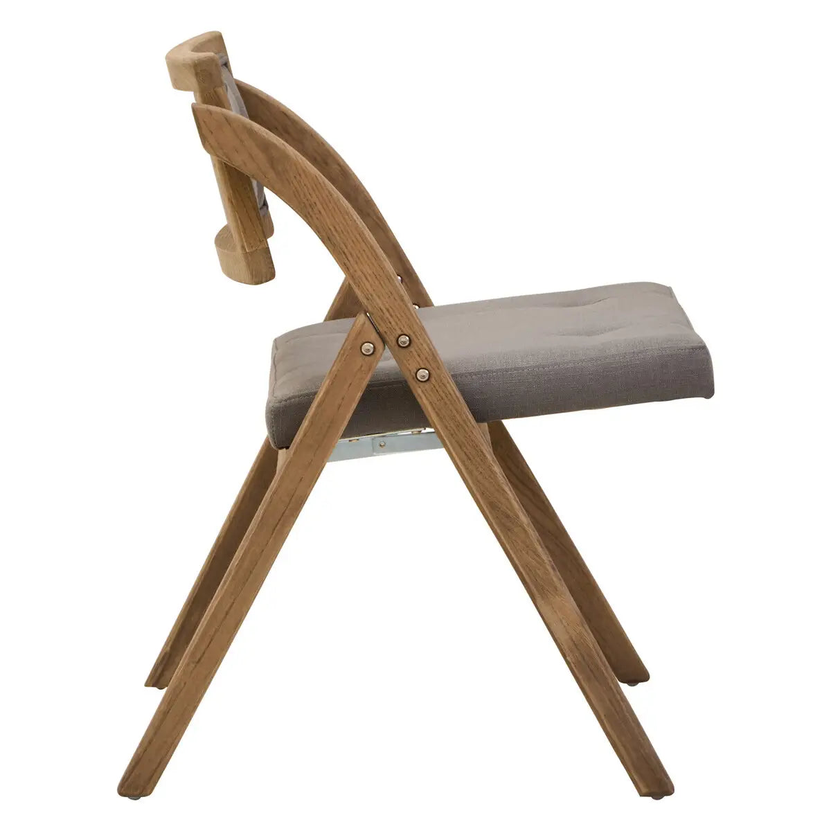 Cebu Grey and Elm Wood Folding Chair