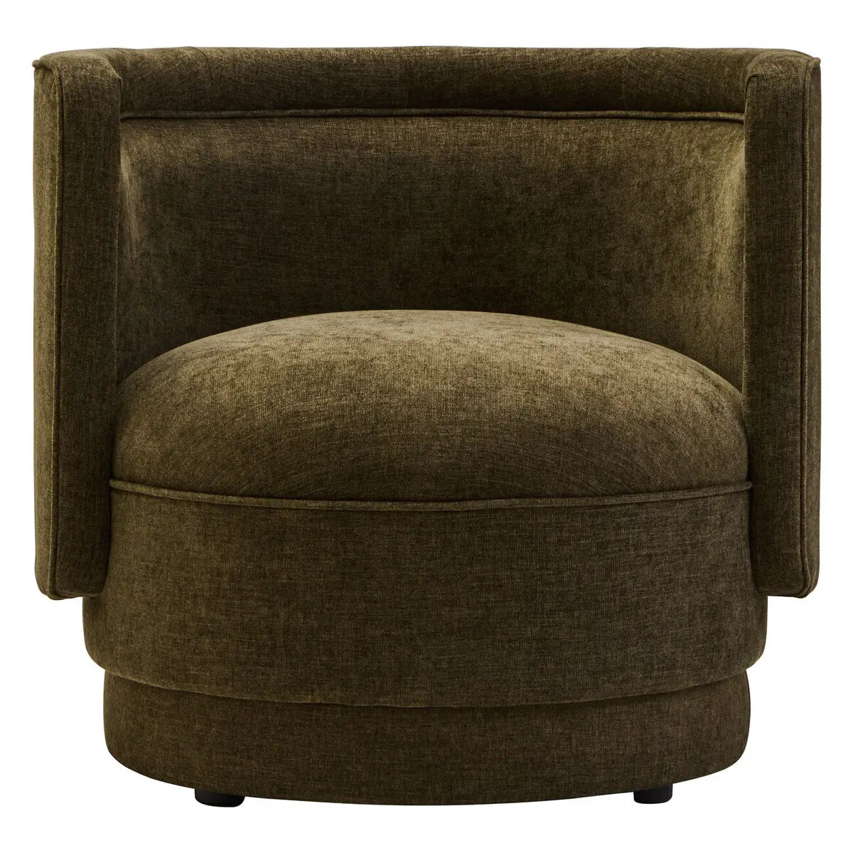 Drake Chenille Curved Chair