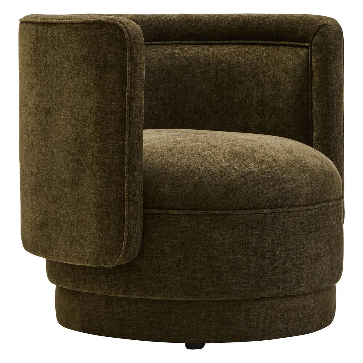 Drake Chenille Curved Chair