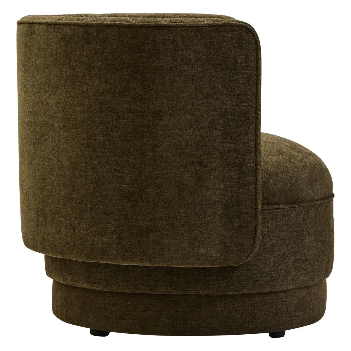 Drake Chenille Curved Chair