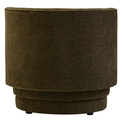 Drake Chenille Curved Chair