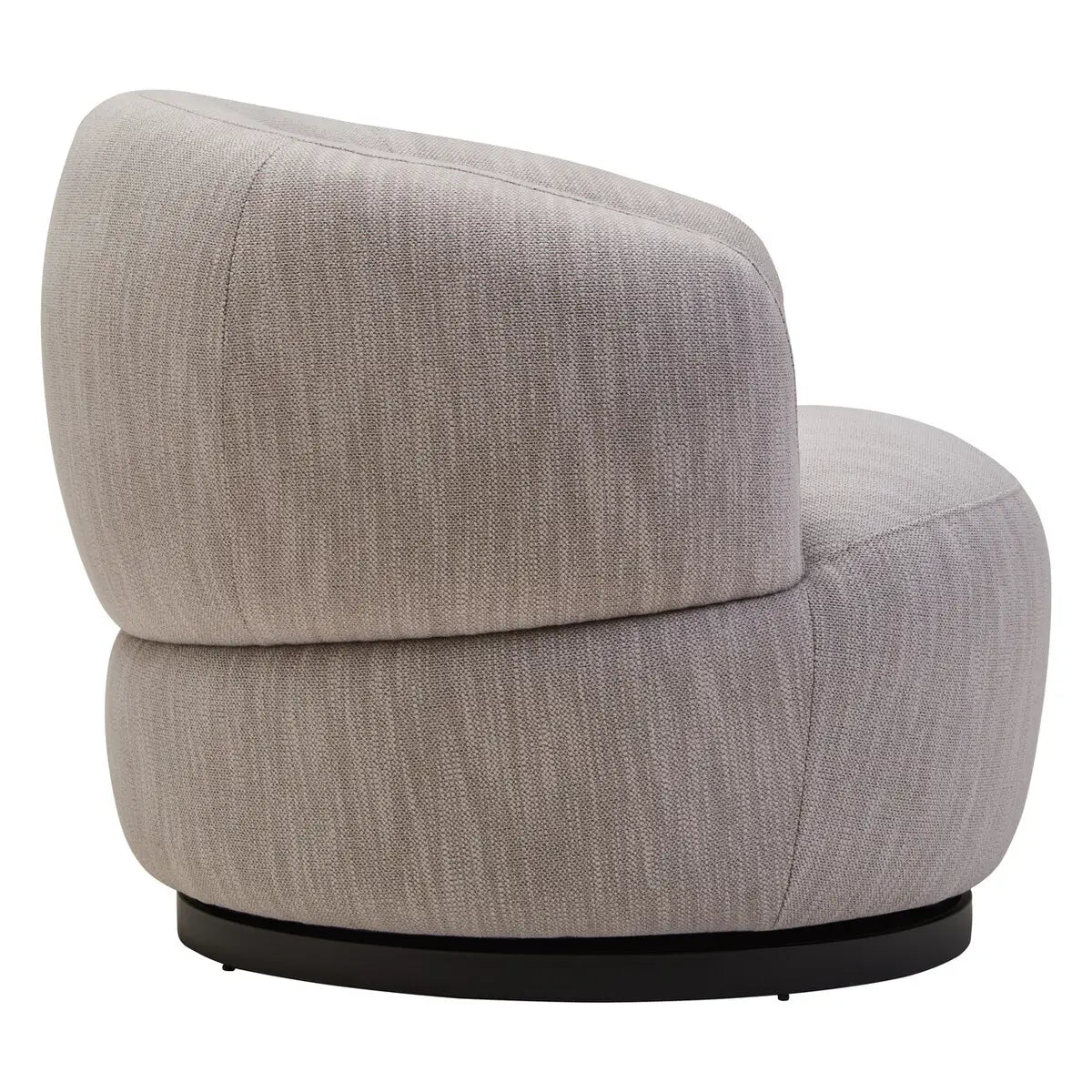 Bordo Textured Curved Swivel Chair