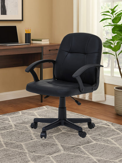 Florence Black Small Home Office Chair