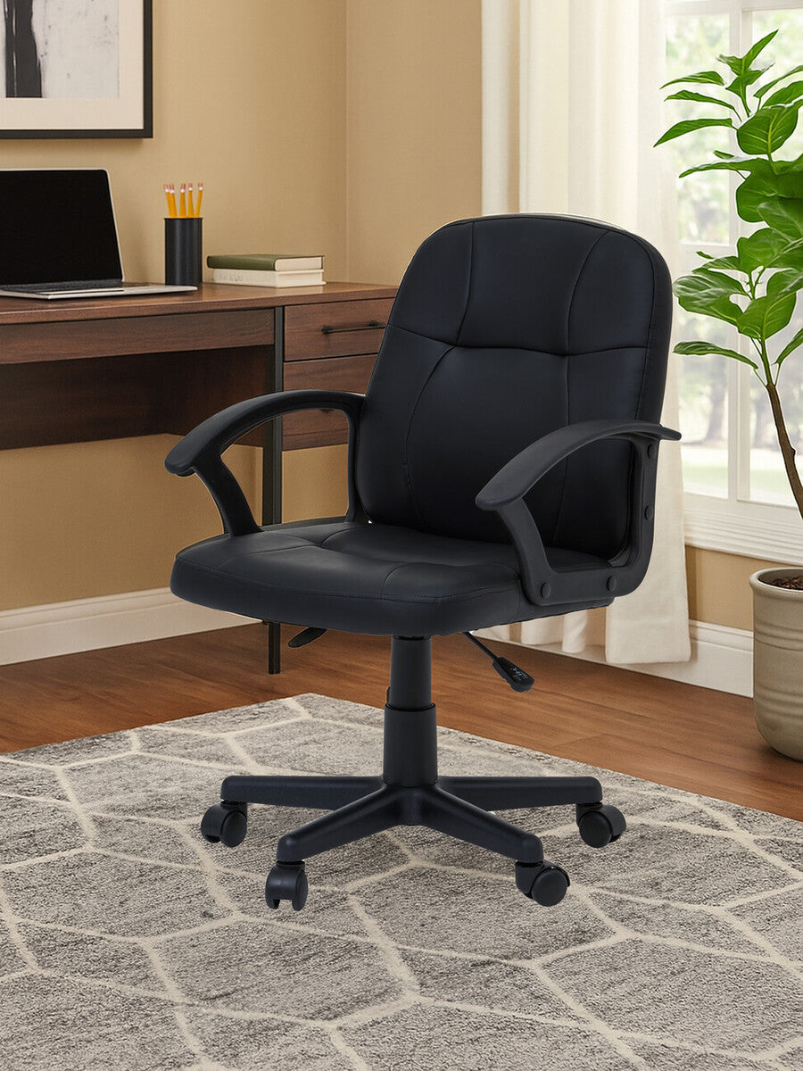Florence Black Small Home Office Chair