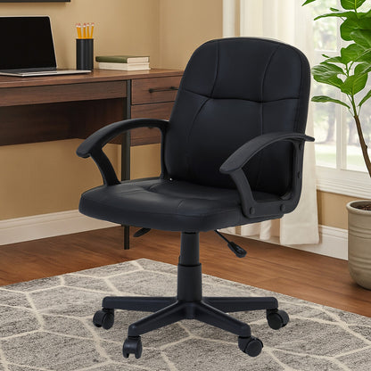 Florence Black Small Home Office Chair