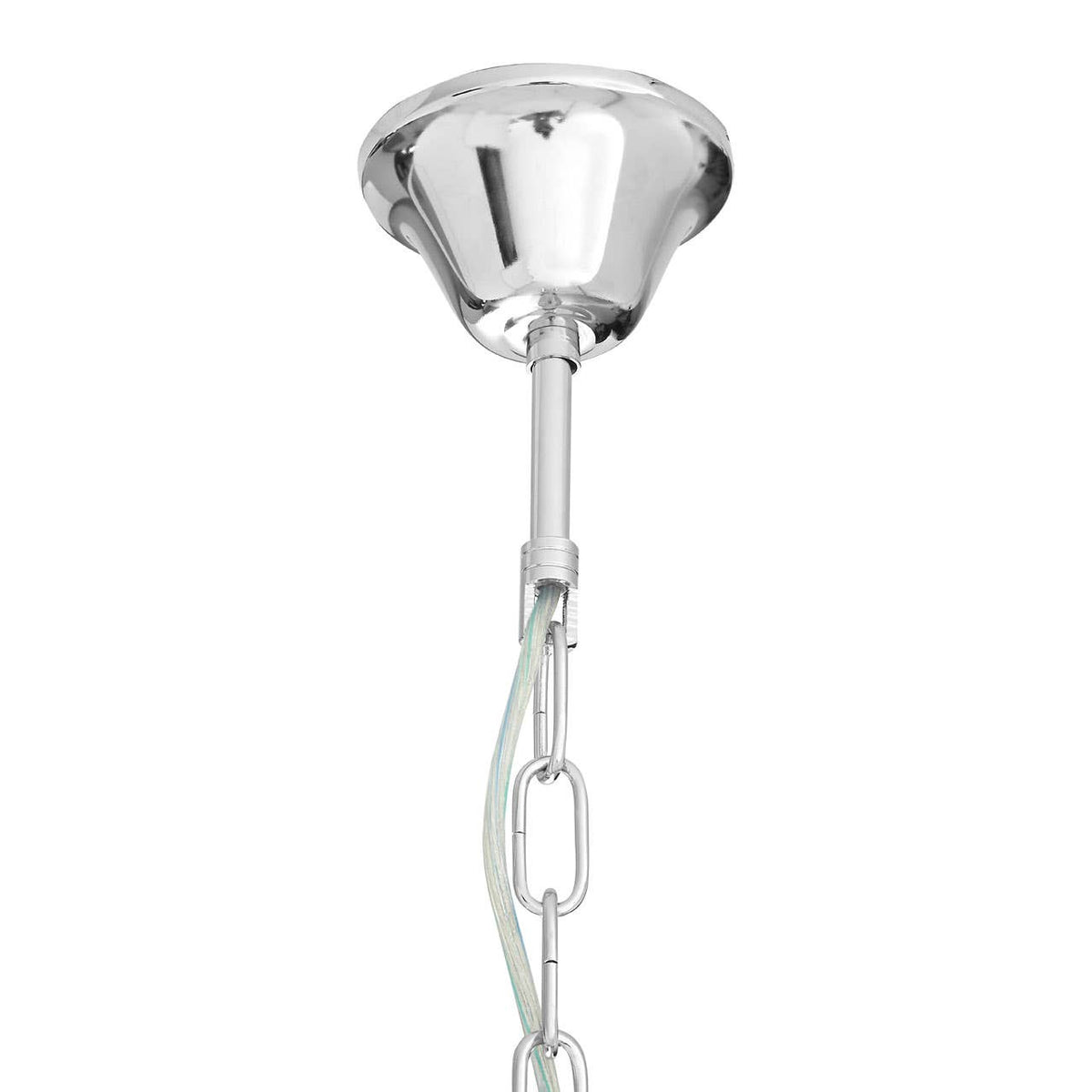 Vienna 3 Bulb Chrome and Glass Pendant Light