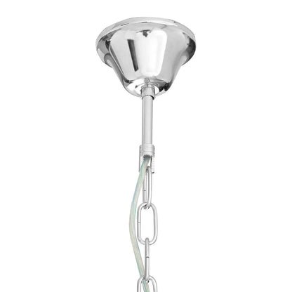 Vienna 3 Bulb Chrome and Glass Pendant Light