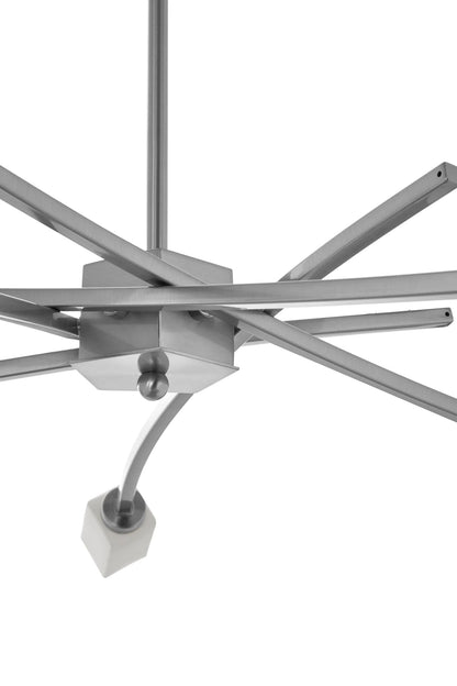 Cambridge 5 Frosted Glass Shade Pendant Lamp