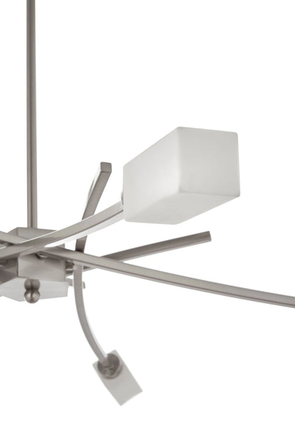 Cambridge 5 Frosted Glass Shade Pendant Lamp