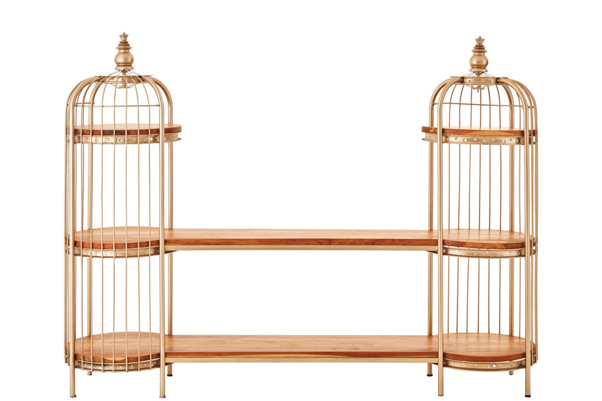 Lyndhurst Double Birdcage Wide Shelf Unit 