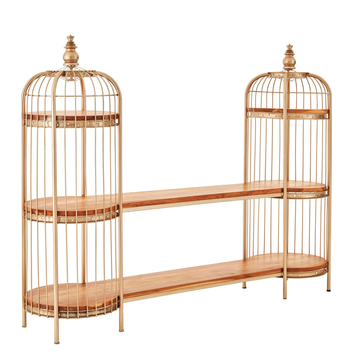 Lyndhurst Double Birdcage Wide Shelf Unit 