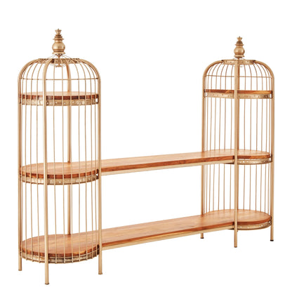 Lyndhurst Double Birdcage Wide Shelf Unit 