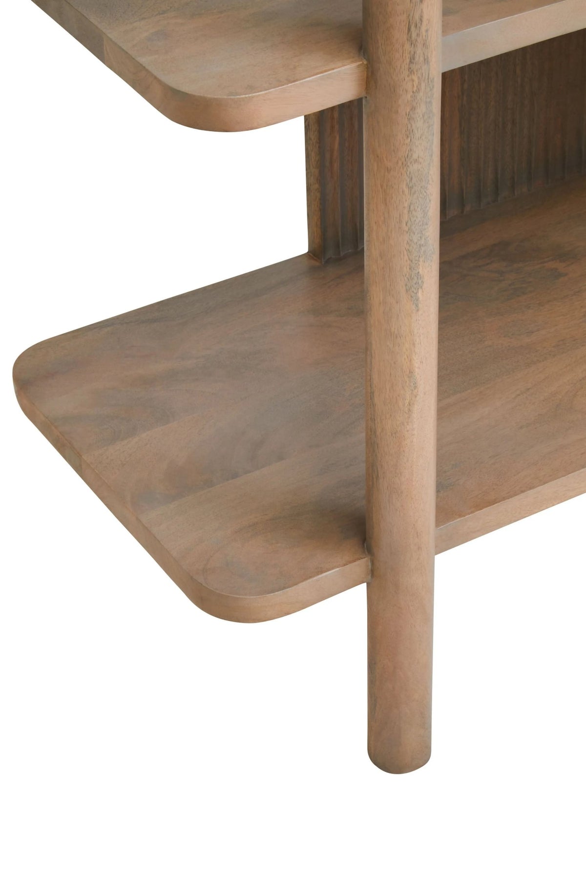 Stirling Five Tier Mango Wood Shelf Unit 