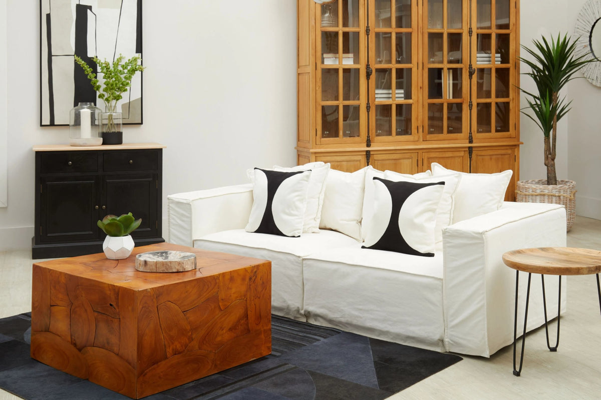 Cannes Natural Oak Wood Large Cabinet