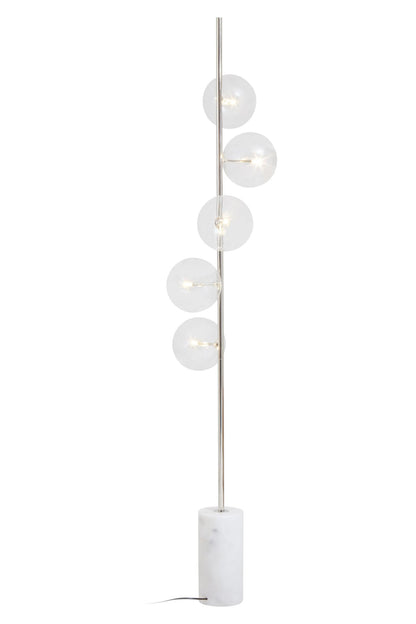Cambridge Marble and 5 Bulb Floor Lamp 