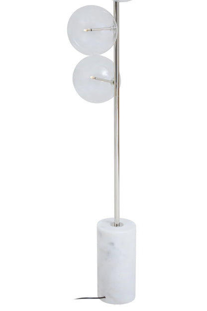 Cambridge Marble and 5 Bulb Floor Lamp 