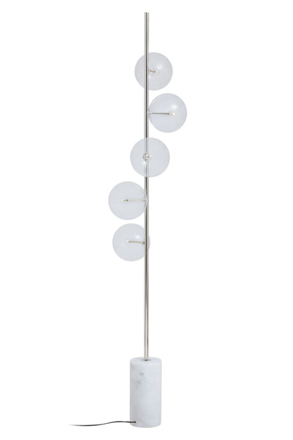Cambridge Marble and 5 Bulb Floor Lamp 
