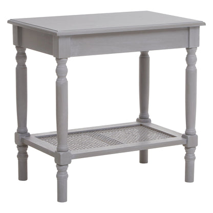 Savoy Wooden Side Table with Lower Shelf 