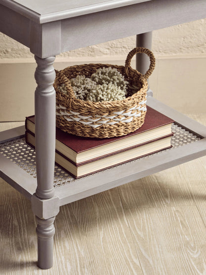 Savoy Wooden Side Table with Lower Shelf 