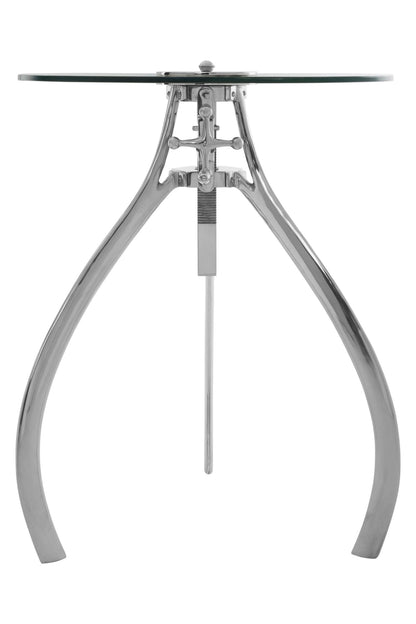 Lydford Crank Mechanism Adjustable Round Bar Table