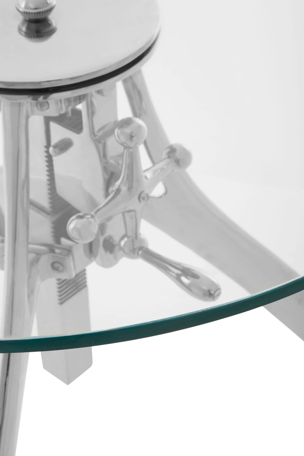 Lydford Crank Mechanism Adjustable Round Bar Table