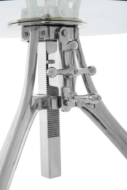 Lydford Crank Mechanism Adjustable Round Bar Table