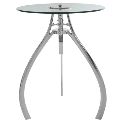 Lydford Crank Mechanism Adjustable Round Bar Table