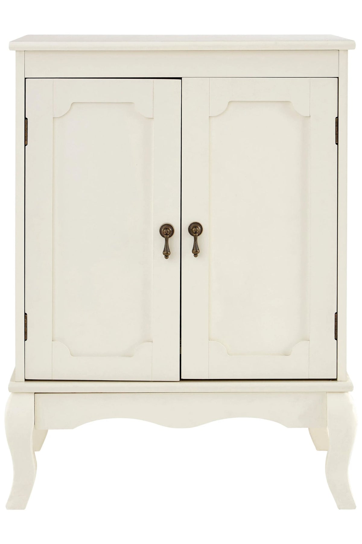 Oxted Double Door Ivory Finish Cabinet