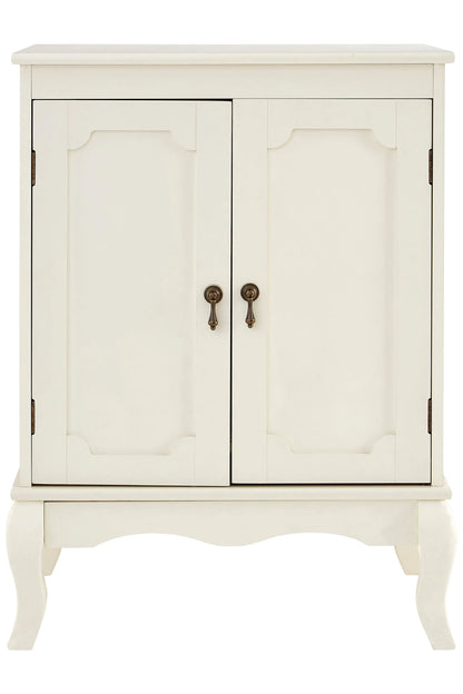 Oxted Double Door Ivory Finish Cabinet