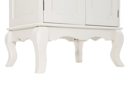 Oxted Double Door Ivory Finish Cabinet