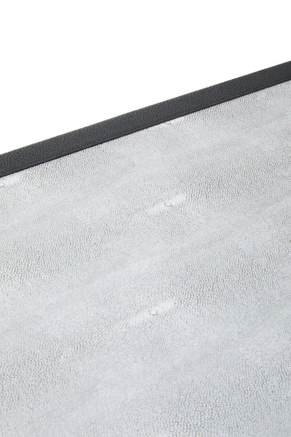 Capri Grey Shagreen Effect 4 Door Sideboard