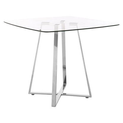Halifax Square Glass Dining Table 