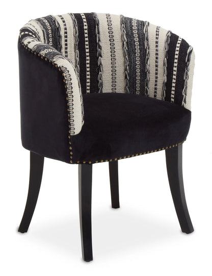 Granada Black and White Chair